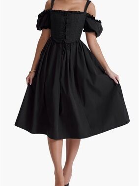 House of CB Black Midi Dress